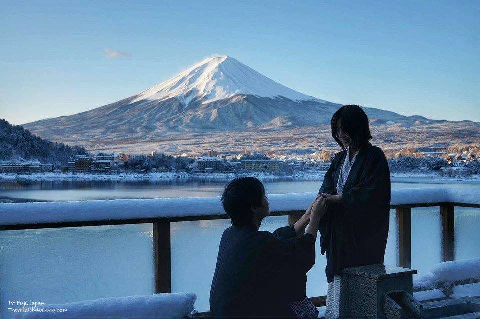 日本富士山求婚