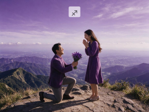 山頂觀景台射手座求婚